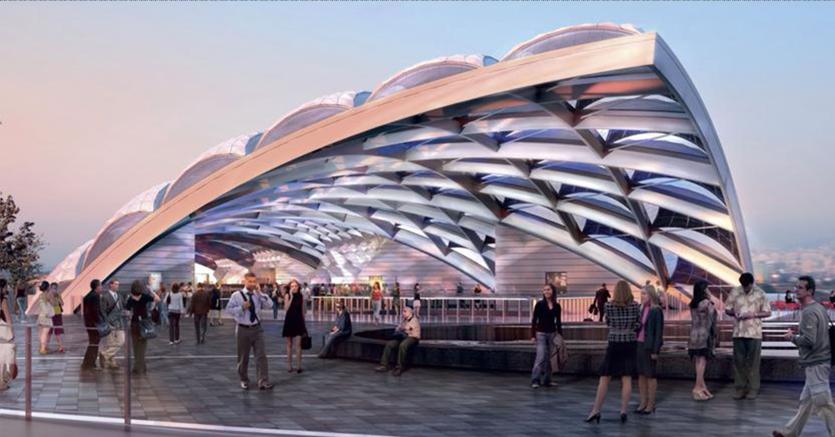 Firenze új főpályaudvara a Stazione di Firenze Belfiore Vonattal